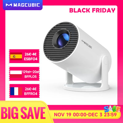 Magcubic Projector 4K Android 11 HY300 Pro Wifi6 290ANSI Allwinner H713 BT5.0 1080P 1280*720P Cinema Outdoor Portable Projetors