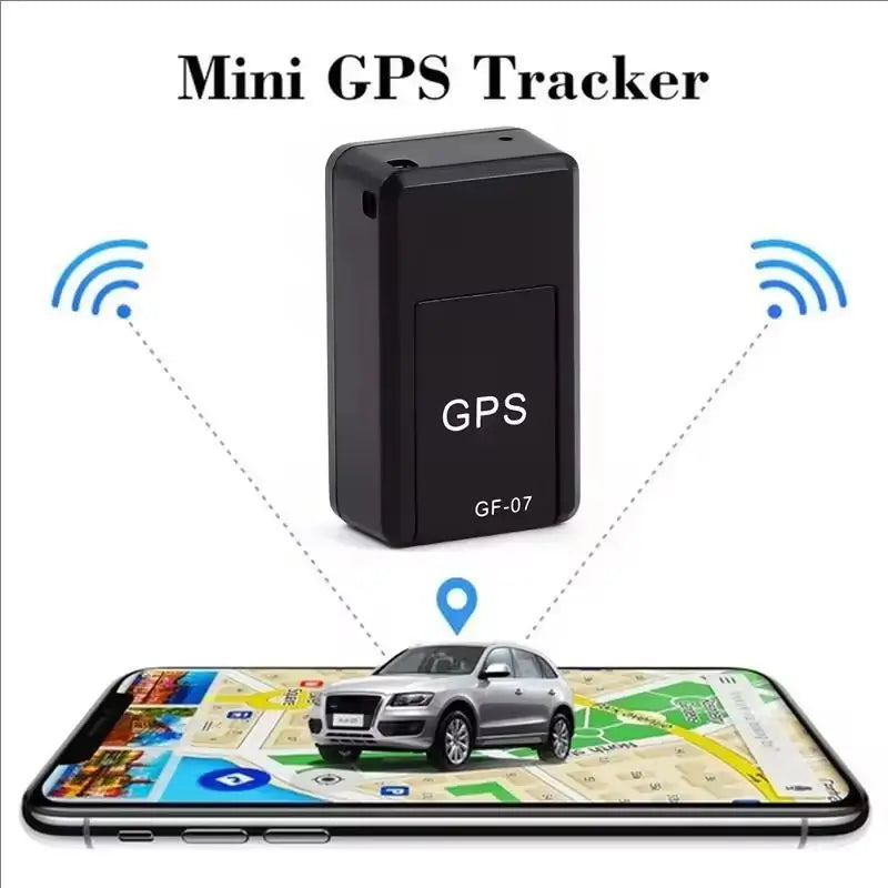 Rastreador GPS para Moto e Carro GF07 Mini Localizador Magnético para Veículos, Animais de Estimação, Crianças e Idosos - Aplicação de Localização GPS